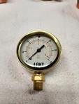 Brass LENZ,BAC-60-25,PRESSURE Gauge 0-60 Psi Nos. Fixed Price $28.00.