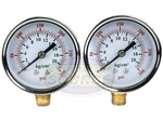 Two 1/4" 0-300 Psi 2.5" Side Lower Mount Air Pressure Gauge Compressor Water. Fixed Price $16.95.