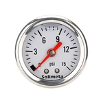 Solimeta 1.5" Dial Size, Oil Filled, 1/8 Npt Inline Fuel Pressure Gauge - 304.... Fixed Price $17.91.