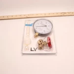 Lansdale Valve Gauge Kit Air Water Plastic Black Trim 3.5" 100-325-00780. Fixed Price $23.97.