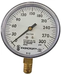 Ashcroft 35-W1005P-02L-XUL Fire Sprinkler Pressure Water Gauge 0-300PSI 1/4" Npt. Fixed Price $18.95.