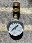 Jsc G62-300 3.5 Lm 1.4 Npt 0-300 Psi Pressure Gauge. Fixed Price $7.20.