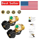 Brass Propane Gauge With Leak Detection - Compatible All Type 1 Tanks. Fixed Price $51.99.