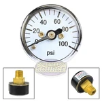 1/8" Mnpt Mini Micro Air Pressure Gauge 0-100 Psi 1" Face Cbm Center Back Mount. Fixed Price $14.95.