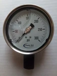 4" Stainless Steel Glycerine Filled Gauge 1/2" Npt Chem Oil 310L-402H 0-300 Psi. Fixed Price $18.50.