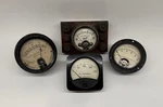 Vintage Electrical Meter Lot Hoyt Jewell Weston Panel Gauges As-is. Fixed Price $59.99.