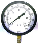 Marshall Town Gauge 0-30 Psi, 0-200 Kpa, Face 1/2" Npt Bottom Lower. Fixed Price $13.30.
