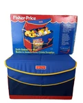 Fisher Price Soft-sided Toy Box Blue & Red Original 24 15 Unused Nos. Fixed Price $80.00.