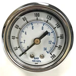 PSB25-200U Dry Gauge W U-clamp And Flange 0-200 Psi Panel Mount 1/4'' Mpt. Fixed Price $25.90.