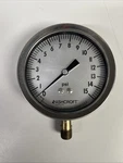 Ashcroft Pressure Gauge 3-1/2" Face 15 Psi Glycerin Filled. Fixed Price $19.77.