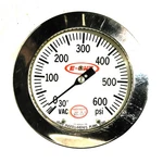 Span Pumps E-one 6" Liquid Filled Pressure Gauge (white) 91663964. Fixed Price $200.00.