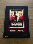 Shepard Fairey Obey Americana Box Rare S/n 2012 Empty - Only No Prints. Fixed Price $140.00.