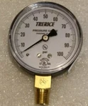 Trerice 800B2502LA100 2.5", 0-100PSI, 1/4" Npt Industrial Pressure Gauge. Fixed Price $18.65.