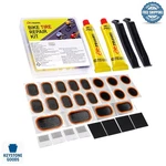 Bike Tire Repair Kit - Includes 20 Patches, Tools & Storage Box For Mountain .... Fixed Price $19.64.
