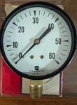 U.s. Gauge 10761-1 0-60 Lbs Pressure Nos Division Of Ametek. Fixed Price $25.00.