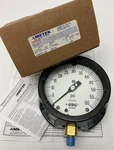 Ametek Usg 175008 Pressure Gauge 4-1/2" 60 Psi, 1/4" Npt Lower Middle Brz Tube. Fixed Price $112.94.
