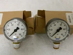 Wika Pressure Gauge 2" Dial 1/4 Thread 0-100 Scale Range Qty 4252943. Fixed Price $34.45.