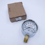 Wika 4" Pressure Gauge 1/2"NPT Lower Mount 0-100 Psi Range 9314156. Fixed Price $62.99.