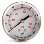 Commercial Pressure Gauge, To 160 Psi, 1/2 In Dial, 1/4 Npt, Center Back. Fixed Price $31.99.