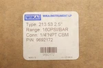 Wika Pressure Gauge 2.5" 160PSI 1/4" Npt 9692172. Fixed Price $29.95.