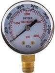 Pressure Gauge For Oxygen Regulator 0-4000 Psi Inches 2-HIGH. Fixed Price $20.18.