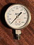 Vintage Airco Brass Pressure Gauge 400 Psi Reduction Ny Industrial Steampunk. Fixed Price $29.75.