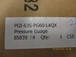PGI-63S-PG60-LAQX Swagelok Pressure Gauge, Glycerin Filled Liquid Brand New!. Fixed Price $109.99.