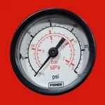 Fisher 11B4036X012 Psi/mpa/bar Pressure Gauge, 1-1/2". Fixed Price $22.00.