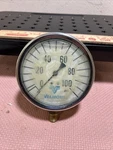 Valmont 0232501, 0-100PSI Pressure Gauge 1/2" 1/4" Lf. Fixed Price $17.50.