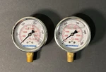 Two Measureman Liquid Filled Pressure Gauge 0-5000 Psi 35000 Kpa With 1/4" Npt. Fixed Price $31.00.