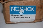 Noshok Pressure Gauge 25-300-60 1/4" Bottom Psi Liquid Filled Brass Case. Fixed Price $39.98.