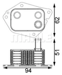 Mahle Oil Cooler CLC199000S Us. Fixed Price $46.78.