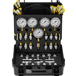 Vevor Hydraulic Pressure Test Kit 5 Gauges 13 Couplings 14 Tee Connectors Hose. Fixed Price $137.99.