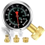 Bernoi Liquid Filled Water Pressure Gauge Kit With 5 Parts 0-200 Psi Standard.... Fixed Price $16.00.