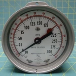 4 1/2" Ashcroft Xfo REFRIGERANT-12 (R-12) Vacuum Pressure Gauge -30-0-300 In Hg. Fixed Price $110.00.