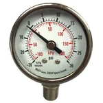 Commercial Pressure Gauge, 160 Psi, 2 In Dial, 1/4 Npt, Bottom. Fixed Price $19.65.