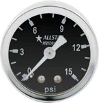 Allstar Performance ALL80210 1.5IN Gauge 0-15 Psi Dry Type. Fixed Price $21.99.