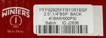 Winters PFP929825FFR11R1BSP Gauge. Fixed Price $35.61.