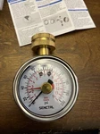 Senctrl 0-200 Psi Pressure Gauge, 1/2 Dial, 3/4 Female Hose Thread. Fixed Price $10.99.