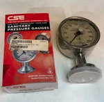 Chicago Stainless Sani-flow Pressure Gauge 3S-F-2U-GF-BT-SS 0-200 Psi 3-1/2". Fixed Price $165.95.
