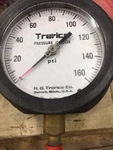 Trerice Pressure Gauge 4.5" Dial 0-160PSI 1/4" Npt. Fixed Price $50.00.