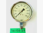 Lot B: Three (3) Assorted Vintage Industrial Analogue Dial Type Pressure Gauges. Fixed Price $18.75.