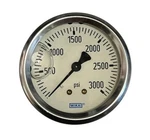 Wika Instruments Corporation 9767266 Pressure Gauge 0-3000 Psi 2-1/2IN 1/4 Npt. Fixed Price $71.83.