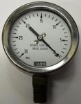 Abm Pressure Gauge, 0-30 Vac, 2 3/4" Face, 3/8" Npt Connection,. Fixed Price $10.00.
