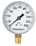 Ashcroft 25-W-1005-H-02L-300# Psi Utility Gauge, 1/2" Dial, Bottom. Fixed Price $34.50.