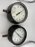 Weksler Phosphor Bronze And Acco Helicoid Pair Of Pressure Gauges. Fixed Price $55.00.