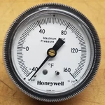 Honeywell 14004904-001/U Receiver Gauge, -40 To 160 F, Max 15PSI, 2.75" Face. Fixed Price $40.60.