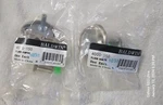 (2) Baldwin Brushed Nickel Half Dome Floor Bumpers/stop 4000-150. Fixed Price $21.25.