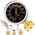 Liquid-filled Water Pressure Gauge 0-200 Psi/bar With 5-PIECE Kit Industria.... Fixed Price $28.79.