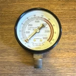 Marsh 3000 Psi Hydraulic Pressure Gauge In Face 1/4 Side/bottom Mount. Fixed Price $25.00.